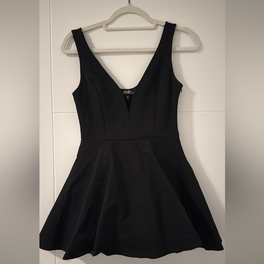 Lulus black skater dress